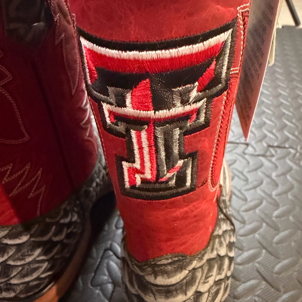 Vaccari University Texas Tech Python Genuine Leat… - image 15